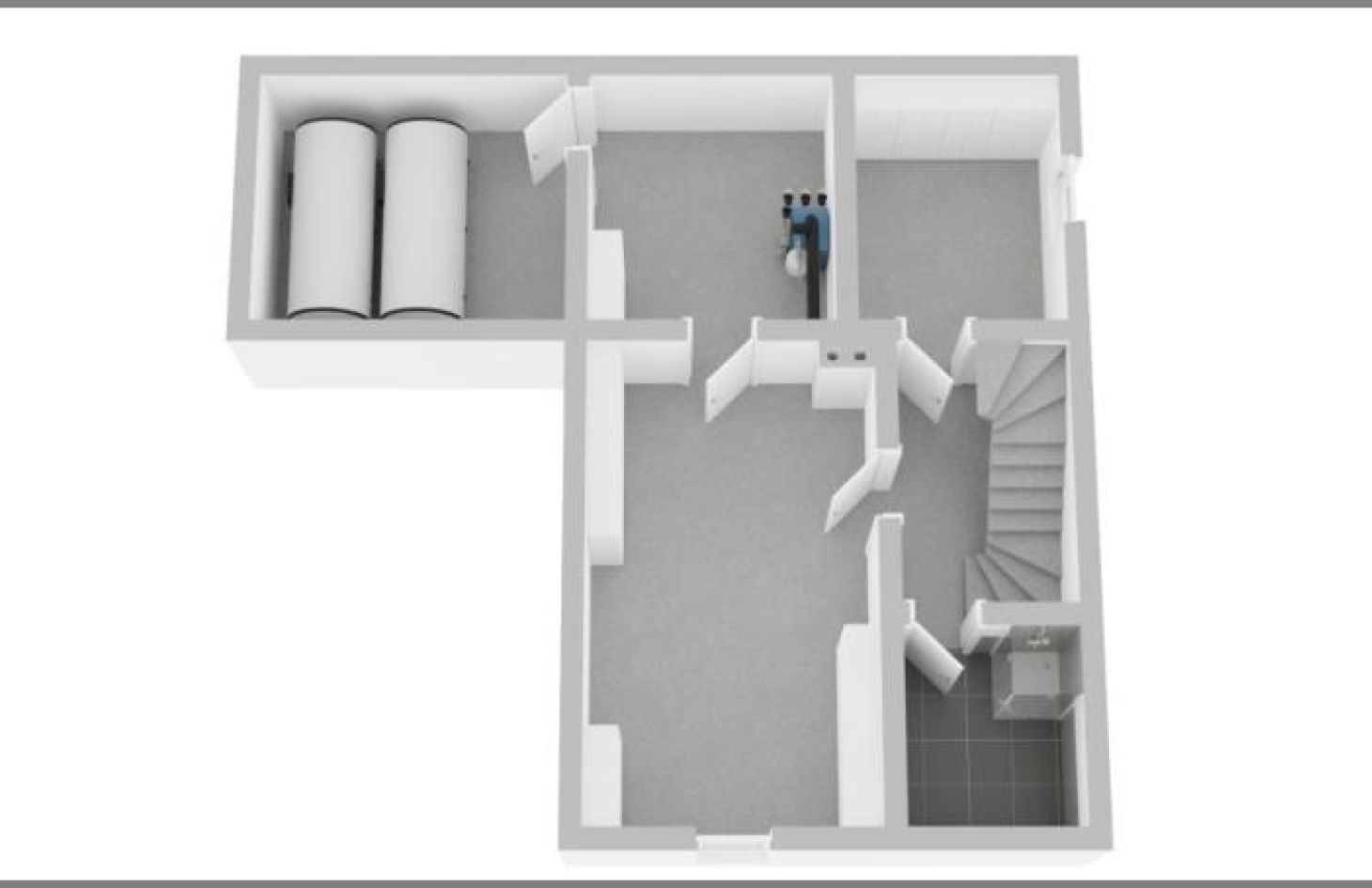 3D Wohnbeispiel KG von Schöne, modernisierte Doppelhaushälfte 2 von 2 in ruhiger Lage!
 in Oberkirch bei Dhonau Immobilien-Makler Ortenau