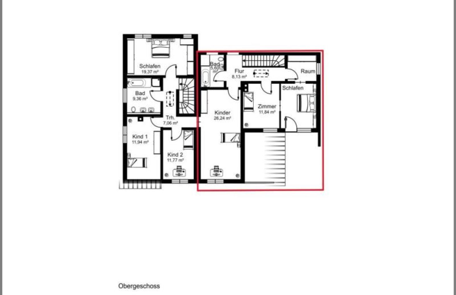 OG von Schöne, modernisierte Doppelhaushälfte 2 von 2 in ruhiger Lage!
 in Oberkirch bei Dhonau Immobilien-Makler Ortenau