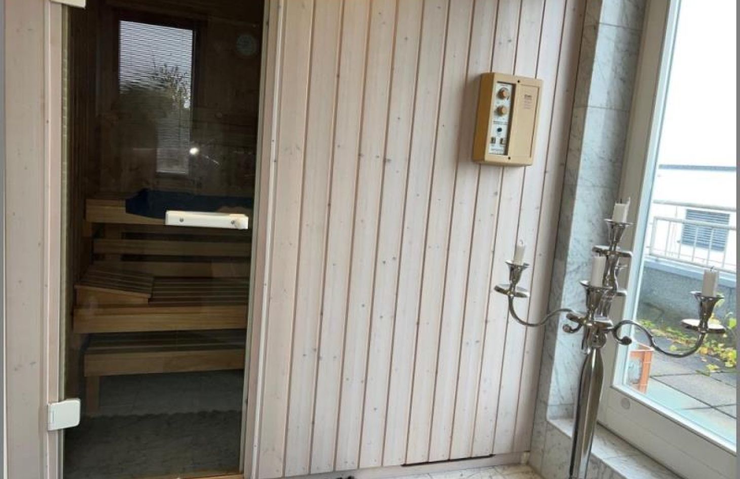 Sauna von schicke Penthouse Wohnung mit Sauna mitten in Bühl in Bühl bei Dhonau Immobilien-Makler Ortenau