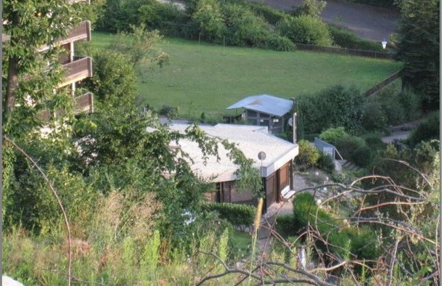 Ansicht Bergseite von Außergewöhnlich! EFH-(Ferien)-Bungalow Gaishöllpark in Sasbachwalden bei Dhonau Immobilien-Makler Ortenau