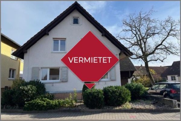 vermietet von Schnuckeliges freistehendes Einfamilienhaus zur Miete in Achern-Gamshurst bei Dhonau Immobilien-Makler Ortenau